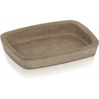 Freistehende Seifenschale aus zement mit Untertasse taupe mod. Horus Freistehende Seifenschale aus zement mit Untertasse taupe mod. Horus von IDRALITE