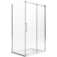 Idralite - Duschkabine rechteckig mit anti-kalk h 200 Klarglas 8 mm mod. Prime Duo 1 Tür 70x100 cm rechte Version Idralite - Duschkabine rechteckig mit anti-kalk h 200 Klarglas 8 mm mod. Prime Duo 1 Tür 70x100 cm rechte Version von IDRALITE