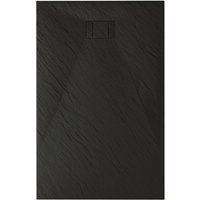 Duschtasse anthrazit Stein-Effekt mod. Blend 90x160 cm rechteckig von IDRALITE