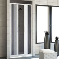 Idralite - Duschtür in pvc h 185 cm Mod. Vergine 150 cm zentrale Öffnung von IDRALITE