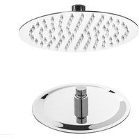 Runde Kopfbrause poliertem Edelstahl Regendusche Durchmesser 20 mod. Thin Line von IDRALITE