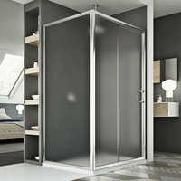 Idralite - Schiebe-Duschkabine Strukturglas h 185 mod. Replay Duo 1 Tür 90x120 cm Idralite - Schiebe-Duschkabine Strukturglas h 185 mod. Replay Duo 1 Tür 90x120 cm von IDRALITE