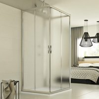 Schiebeduschkabine 3-seitig Strukturglas h 198 mod. Evolution Trio 80x75x80 cm Schiebeduschkabine 3-seitig Strukturglas h 198 mod. Evolution Trio 80x75x80 cm von IDRALITE