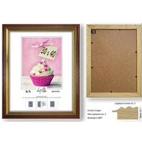 Eleganter Rahmen aus braunem Holz mit den Maßen 40x50cm. von IDROWEB