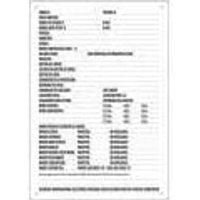 Schilderschild Baugenehmigung Pp Cm 60X80 x 5 Stk Schilderschild Baugenehmigung Pp Cm 60X80 x 5 Stk von IDROWEB