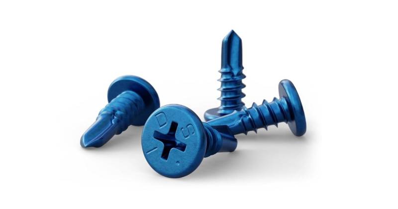 IDS Bohrschraube IDS Profilverbindungsschrauben SlimHead Blue 4,2x12mm + BIT, (250 St) von IDS