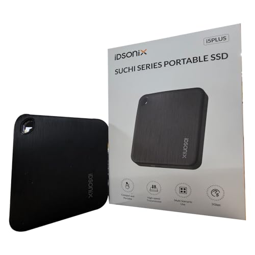 iDsonix 128GB Externe SSD, USB 3.2 Gen 1 bis zu 466MB/s, SSD Festplatte Extern mit 2 in 1 USB C Kabel, Portable SSD für USB-C Smartphone, PC, Tablet, Labtop - i5PLUS iDsonix 128GB Externe SSD, USB 3.2 Gen 1 bis zu 466MB/s, SSD Festplatte Extern mit 2 in 1 USB C Kabel, Portable SSD für USB-C Smartphone, PC, Tablet, Labtop - i5PLUS von IDSONIX SMART INTERACTIVE