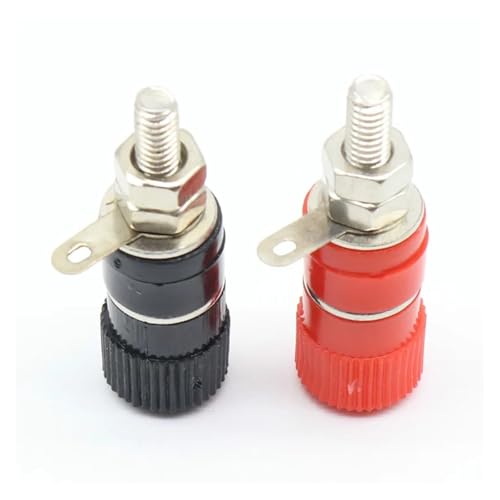 1 pair (RED + BLACK) Amplifier Terminal Binding Jack Panel connector von IDUTQUMW