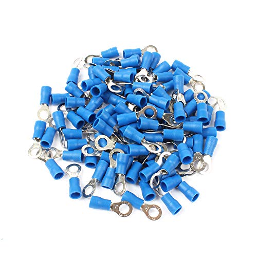 100PCS RV2-5 Blue Ring Insulated Wire Connector Electrical Crimp Terminal Cable Connector Wire Connector 100PCS RV2-5 Blue Ring Insulated Wire Connector Electrical Crimp Terminal Cable Connector Wire Connector von IDUTQUMW