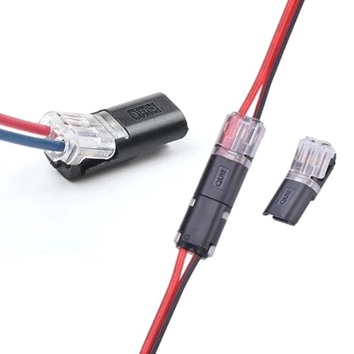 10pcs 2pin Pluggable Wire Connector Quick Splice Electrical Cable Crimp Terminals for Wires Wiring 22-20AWG LED Car Connectors 10pcs 2pin Pluggable Wire Connector Quick Splice Electrical Cable Crimp Terminals for Wires Wiring 22-20AWG LED Car Connectors von IDUTQUMW
