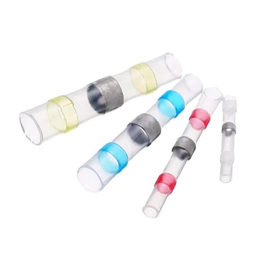 200Pcs Solder Seal Wire Connector Ring Heat Shrinkable Tube Waterproof Wire Terminal Splice Terminal Kit 22-18AWG von IDUTQUMW
