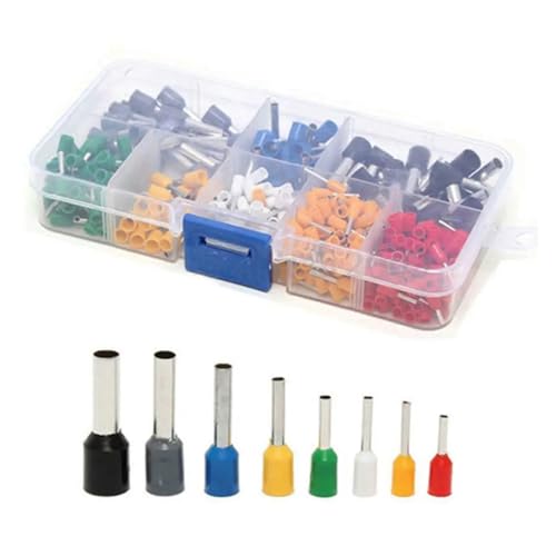400pcs/set AWG 22-10 Insulated Cord Pin End Terminal Ferrules Kit Set Wire Copper Crimp Connector 400pcs/set AWG 22-10 Insulated Cord Pin End Terminal Ferrules Kit Set Wire Copper Crimp Connector von IDUTQUMW
