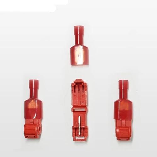 50PCS Red 0.3mm-1mm Red Wire terminals T Type quick Splice Crimp Terminal Cable wiring connector cable clamp 50PCS Red 0.3mm-1mm Red Wire terminals T Type quick Splice Crimp Terminal Cable wiring connector cable clamp von IDUTQUMW