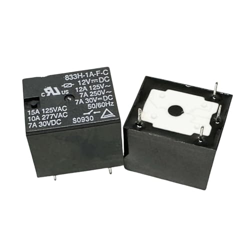 5PCS 833H-1A-F-C-12VDC 15A 4-pin 5PCS 833H-1A-F-C-12VDC 15A 4-pin von IDUTQUMW