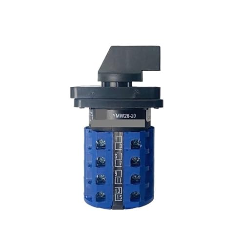 IDUTQUMW 1-8 Positions LW26-20/4 Panel 20A 4 Poles Control Electronic Starter Circuit Changeover Rotary Cam Switch von IDUTQUMW