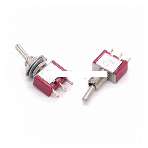 IDUTQUMW 10Pcs MTS-103 3 Terminals SPDT ON-Off-ON Toggle Switches AC 250V/2A 120V/5A von IDUTQUMW