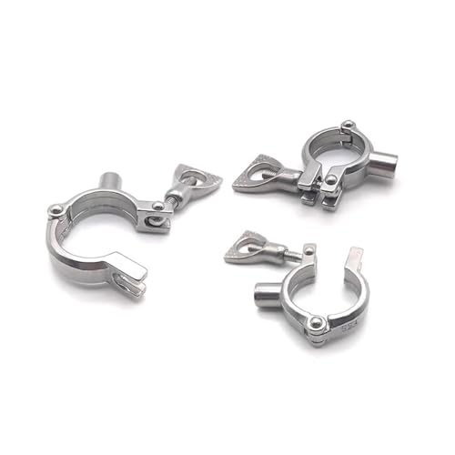 IDUTQUMW 1pc OD32mm 304 Stainless Steel Welding Pipe Holder Clamp Type Clips Support Tube Bracket von IDUTQUMW