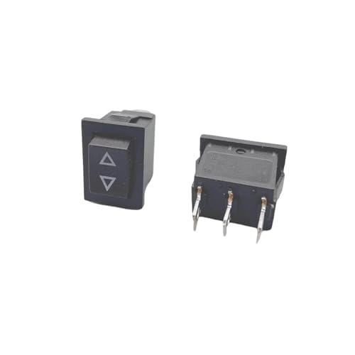 IDUTQUMW 5PCS Momentary Rocker Switch 3 Flat Pins,Both Sides Spring to Middle After Released,mom on - Off - Mom on21 * 15MM von IDUTQUMW