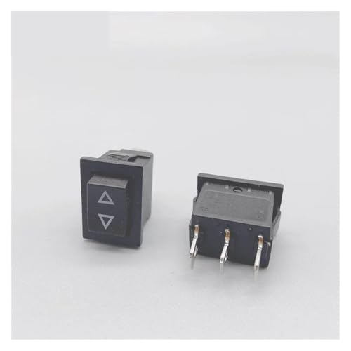 IDUTQUMW 5PCS momentary Rocker Switch 3 Flat pins,Both Sides Spring to Middle After Released,mom on - Off - mom on21 * 15MM von IDUTQUMW