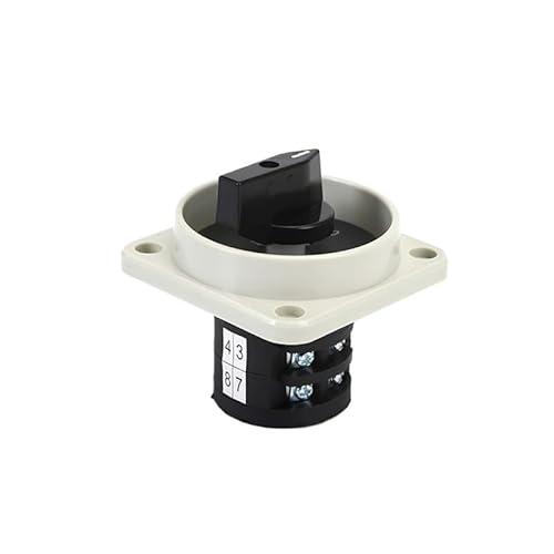 IDUTQUMW C180-2GS 500V 25A ON-Off 2 Positions 8 Screw Panel Mounted Electrician Using Rotary Cam Control Changeover Switch von IDUTQUMW