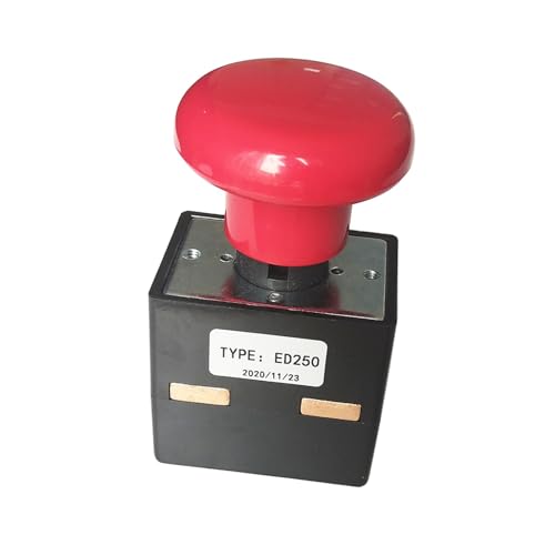IDUTQUMW ED250 Emergency Stop Red Mushroom Head Push Button Switches von IDUTQUMW