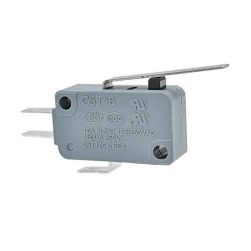 IDUTQUMW G5T16 16A Automotive Electronic Switches Straight Long Lever Microswitches 1NC 1NO von IDUTQUMW