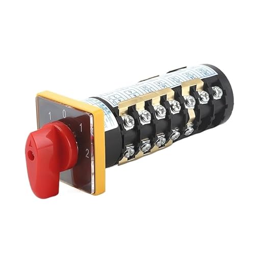 IDUTQUMW HZ5B-10/T721.7 10A 5 Positions 7 Poles 28 Screws Rotary Cam Changeover Reversing Combination Switch von IDUTQUMW