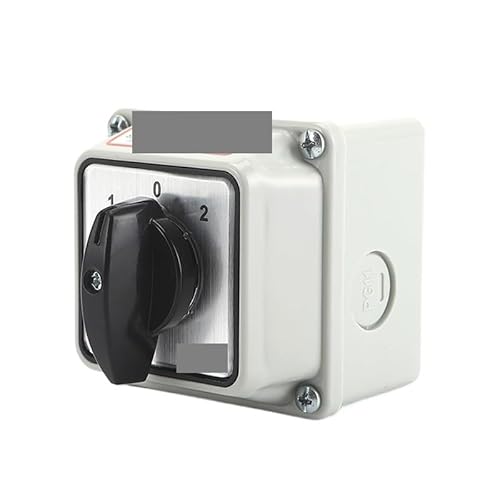 IDUTQUMW SZW26/LW26-20 20A 3 Position 2 Pole 8 Screw Selector Changeover Rotary Cam Switch with Sealed Box von IDUTQUMW