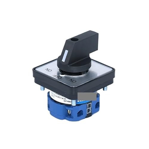 IDUTQUMW SZW26/LW26-20 20A 660V 1 Pole ON Off ON Power Supply 3 Gear Mechanical Changeover Selector Cam Switch von IDUTQUMW