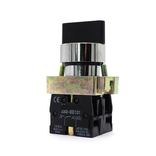 IDUTQUMW XB2-BD33 Electrical Handle Three Position Selector Stay Put Selector Push Button Switch von IDUTQUMW