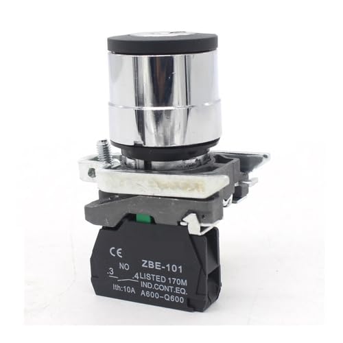 IDUTQUMW XB4-BG21 220V Electrical Switch Keylock Momentary Push Button Switch 2 Position with Key von IDUTQUMW