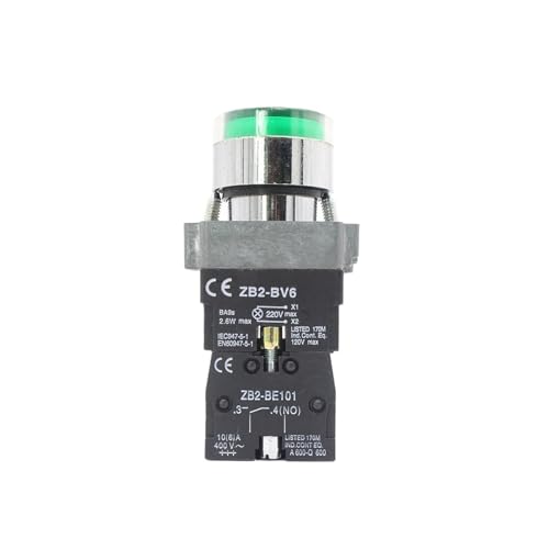 Industrial Metal Round Industrial Hoist Flush Push Button with LED lamp XB2-BW3361 von IDUTQUMW
