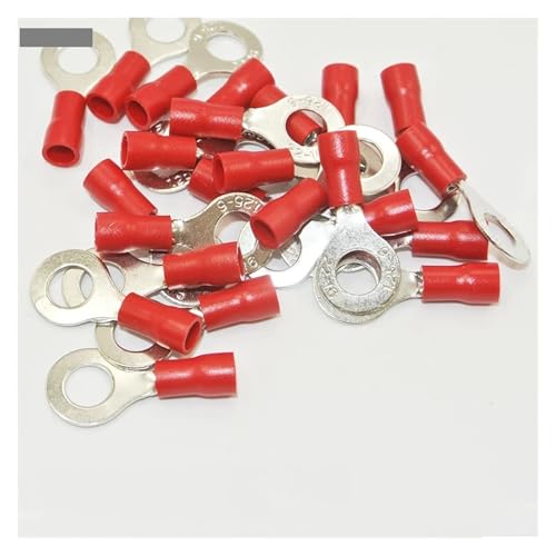 RV1.25-3.2 1000PCS Red Ring insulated terminal suit 0.5-1.25mm2 Cable Wire Connector cable Crimp Terminal von IDUTQUMW