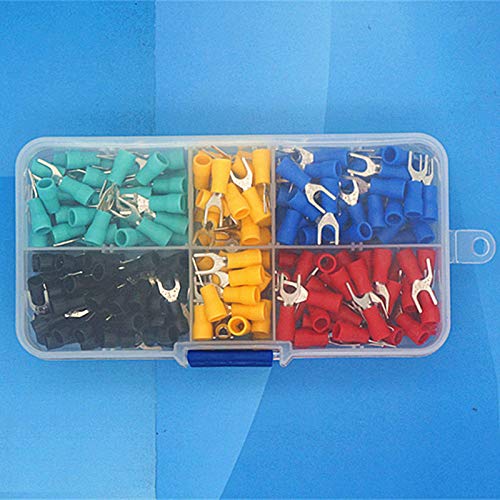 SV2-3 Fork Spade Y-type U-type Wire Crimp pressed terminals Cable Wire Connector Kit. von IDUTQUMW