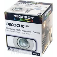 Megatron LED-Einbauspot Set 2800K ws MT75400 von Megaman