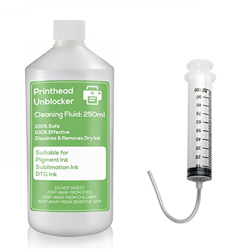 Druckkopf-Reinigungsset, 250 ml Reinigungsflüssigkeit Zum Reinigen und Entblocken von Epson / Brother Druckkopfdüsen. Druckkopf-Reinigungsset, 250 ml Reinigungsflüssigkeit Zum Reinigen und Entblocken von Epson / Brother Druckkopfdüsen. von IDYD