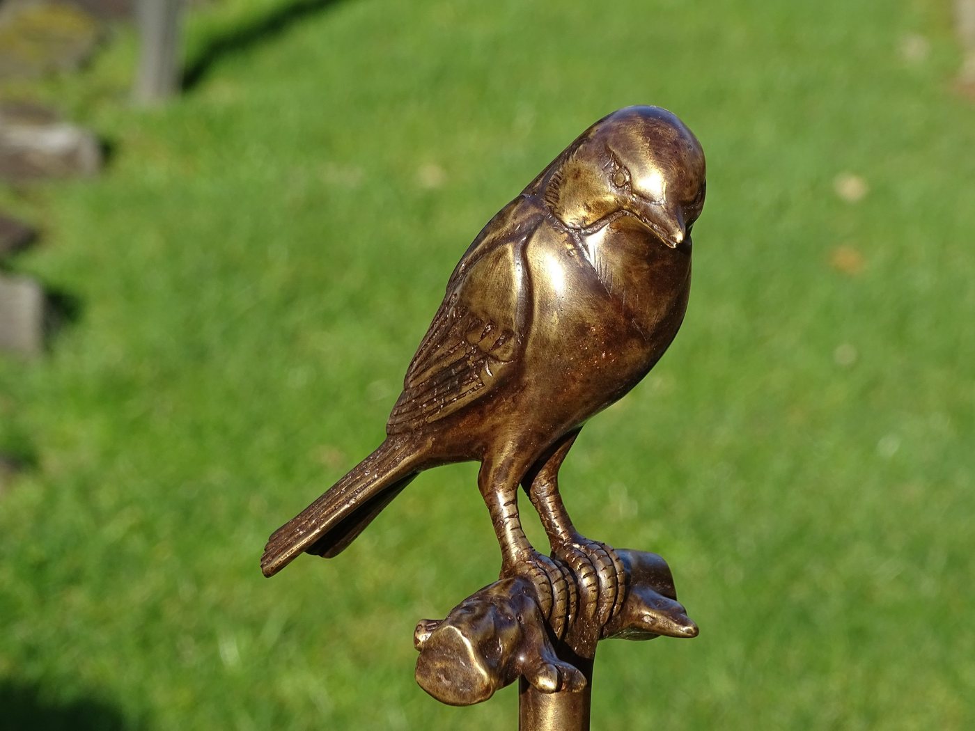 IDYL Dekofigur IDYL Bronze-Skulptur Amsel auf Ast sitzend von IDYL