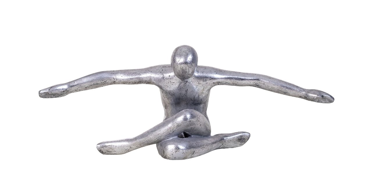 IDYL Dekofigur IDYL Sandstein-Skulptur Flying Man, Diese Figuren fallen auf durch ihre Schlichtheit und Eleganz von IDYL