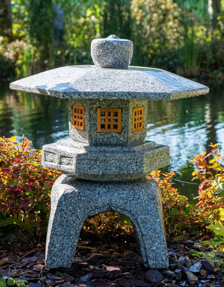 IDYL Gartenfigur Granit Kodai Yukimi, Granitstein – ein Naturprodukt sehr robust – witterungsbeständig gegen Frost, Regen und UV-Strahlung. von IDYL