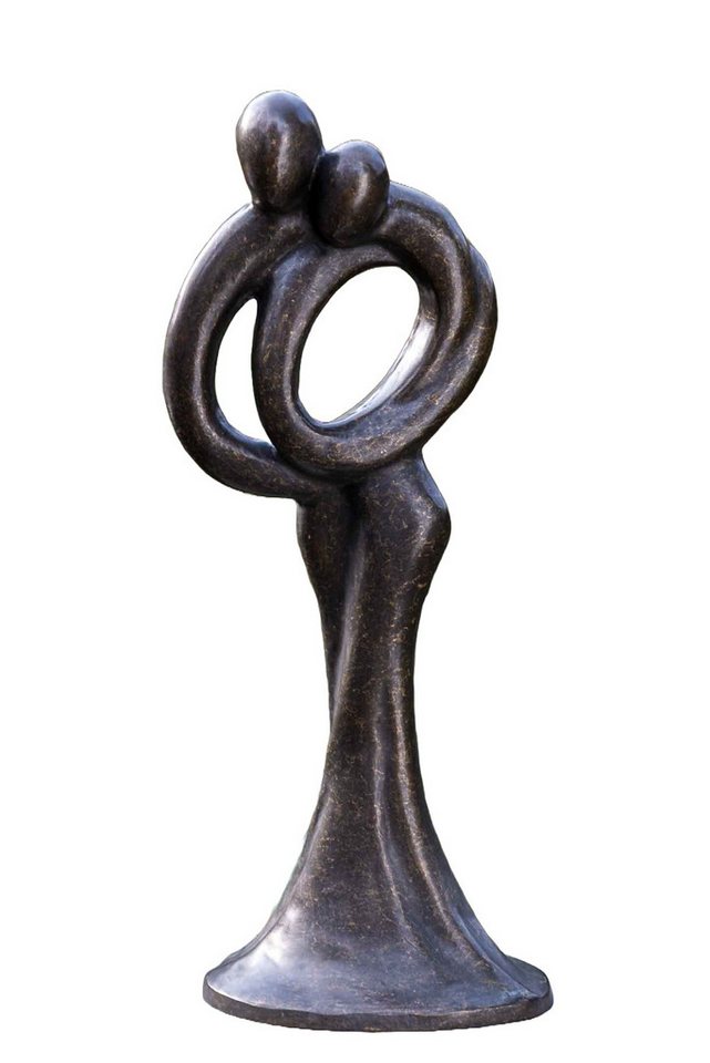 IDYL Gartenfigur IDYL Bronze-Skulptur Abstraktes Liebespaar, Bronze – sehr robust – Langlebig – witterungsbeständig gegen Frost, Regen und UV-Strahlung. Die Modelle werden in Wachsausschmelzverfahren in Bronze gegossen und von Hand patiniert. von IDYL