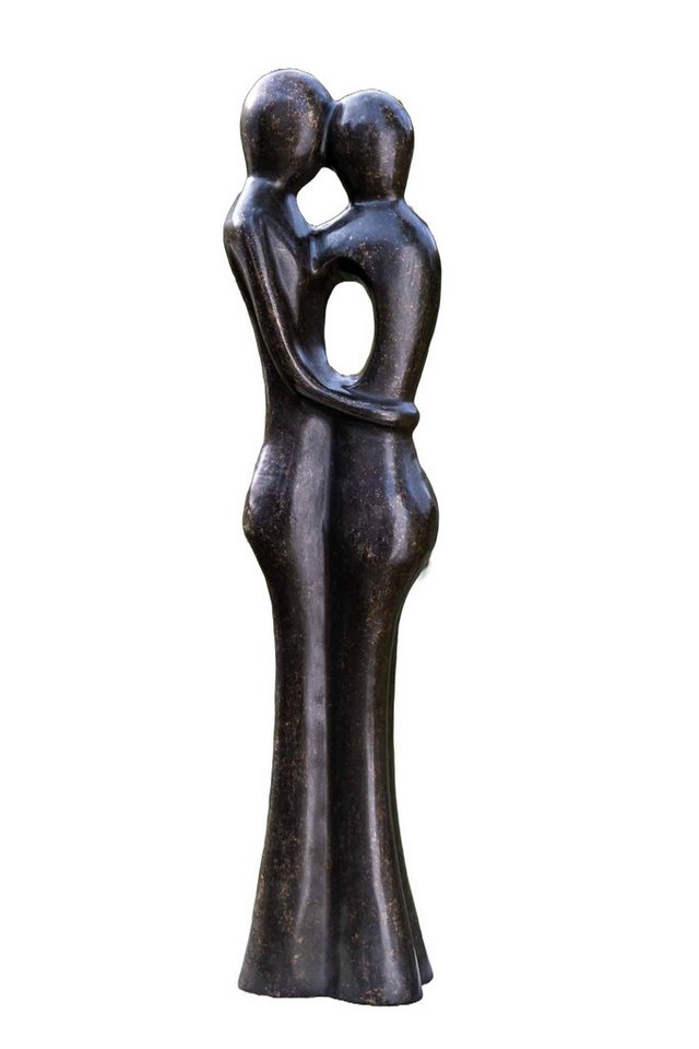 IDYL Gartenfigur IDYL Bronze-Skulptur Abstraktes Paar, Witterungsbeständig gegen Frost, Regen und UV-Strahlung. von IDYL