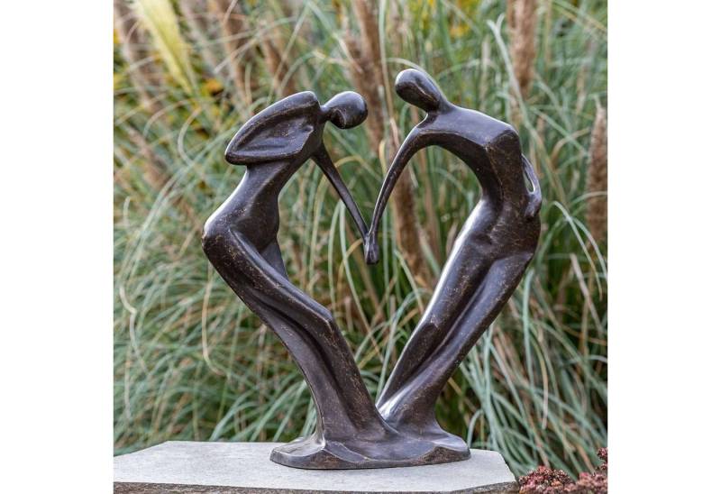 IDYL Gartenfigur IDYL Bronze-Skulptur Abstraktes Tanzendes Paar, Bronze – sehr robust – Langlebig – witterungsbeständig gegen Frost, Regen und UV-Strahlung. Die Modelle werden in Wachsausschmelzverfahren in Bronze gegossen und von Hand patiniert. von IDYL