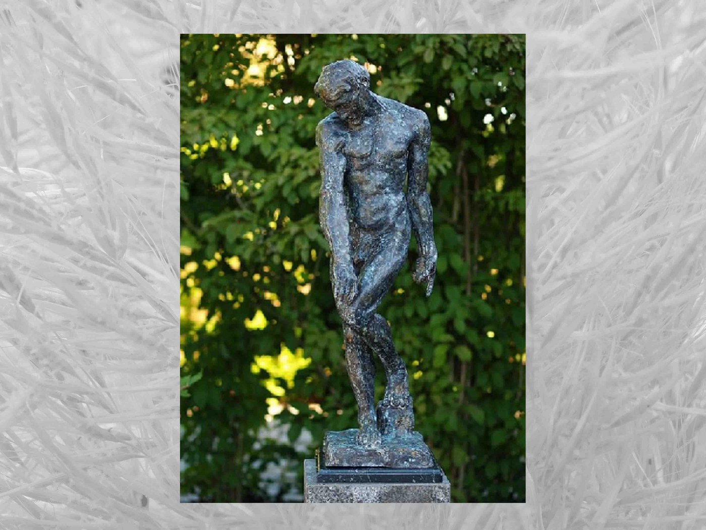 IDYL Gartenfigur IDYL Bronze-Skulptur Adam von Rodin, Bronze von IDYL