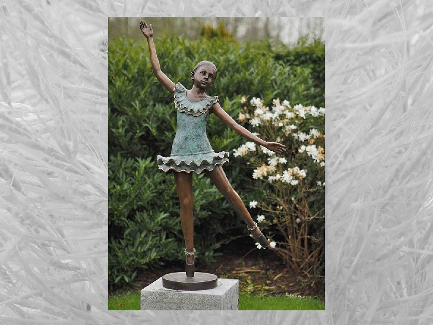 IDYL Gartenfigur IDYL Bronze-Skulptur Ballerina, Bronze von IDYL