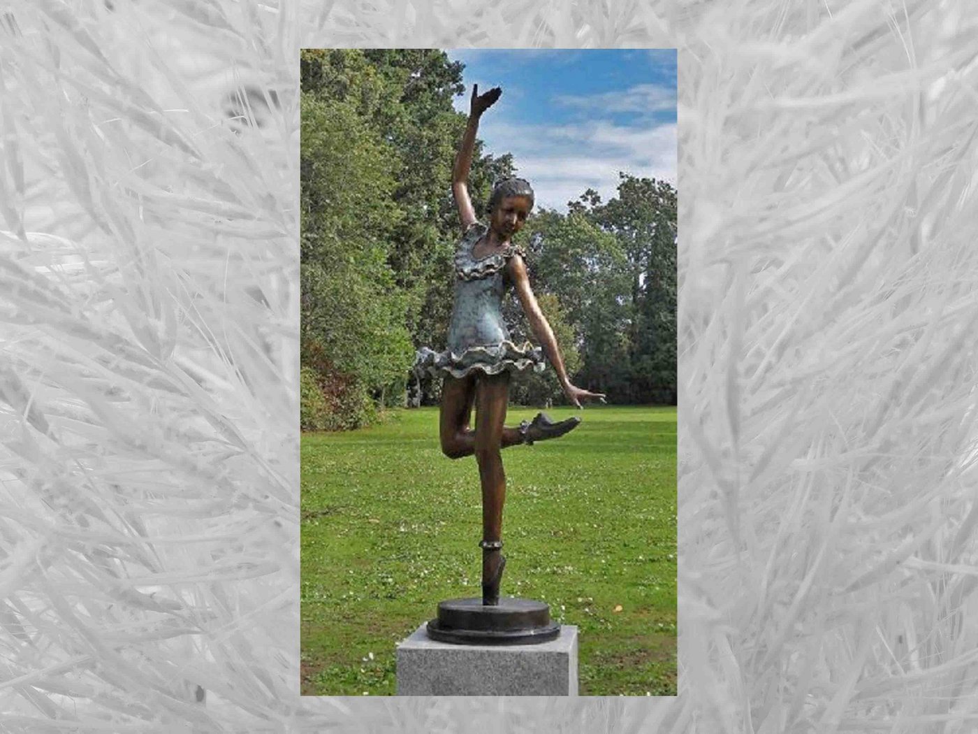 IDYL Gartenfigur IDYL Bronze-Skulptur Ballerina, Bronze von IDYL