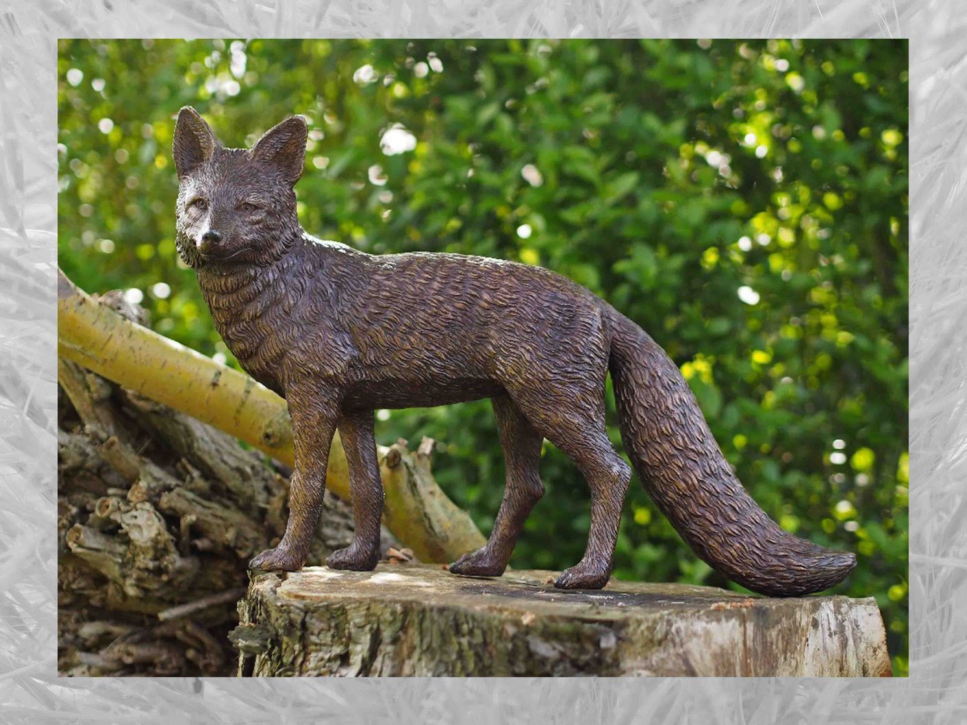 IDYL Gartenfigur IDYL Bronze-Skulptur Fuchs, Bronze von IDYL