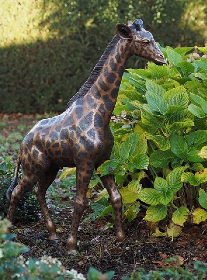 IDYL Gartenfigur IDYL Bronze-Skulptur Giraffe, Bronze von IDYL