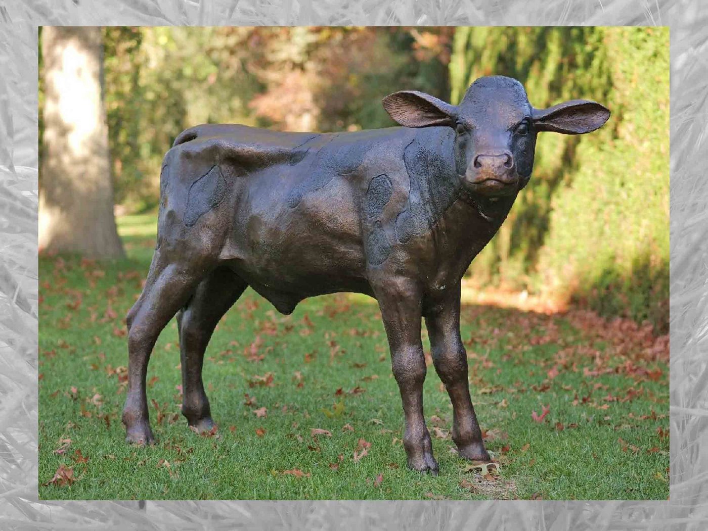 IDYL Gartenfigur IDYL Bronze-Skulptur Kalb, Bronze von IDYL