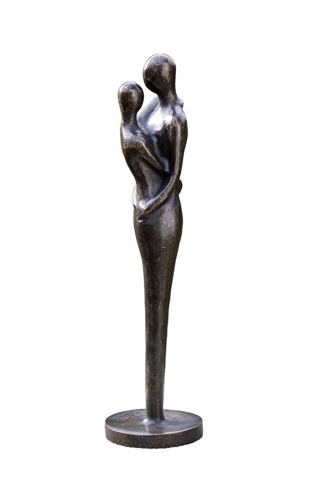 IDYL Gartenfigur IDYL Bronze-Skulptur Modernes Liebespaar, Bronze – sehr robust – Langlebig – witterungsbeständig gegen Frost, Regen und UV-Strahlung. Die Modelle werden in Wachsausschmelzverfahren in Bronze gegossen und von Hand patiniert. von IDYL