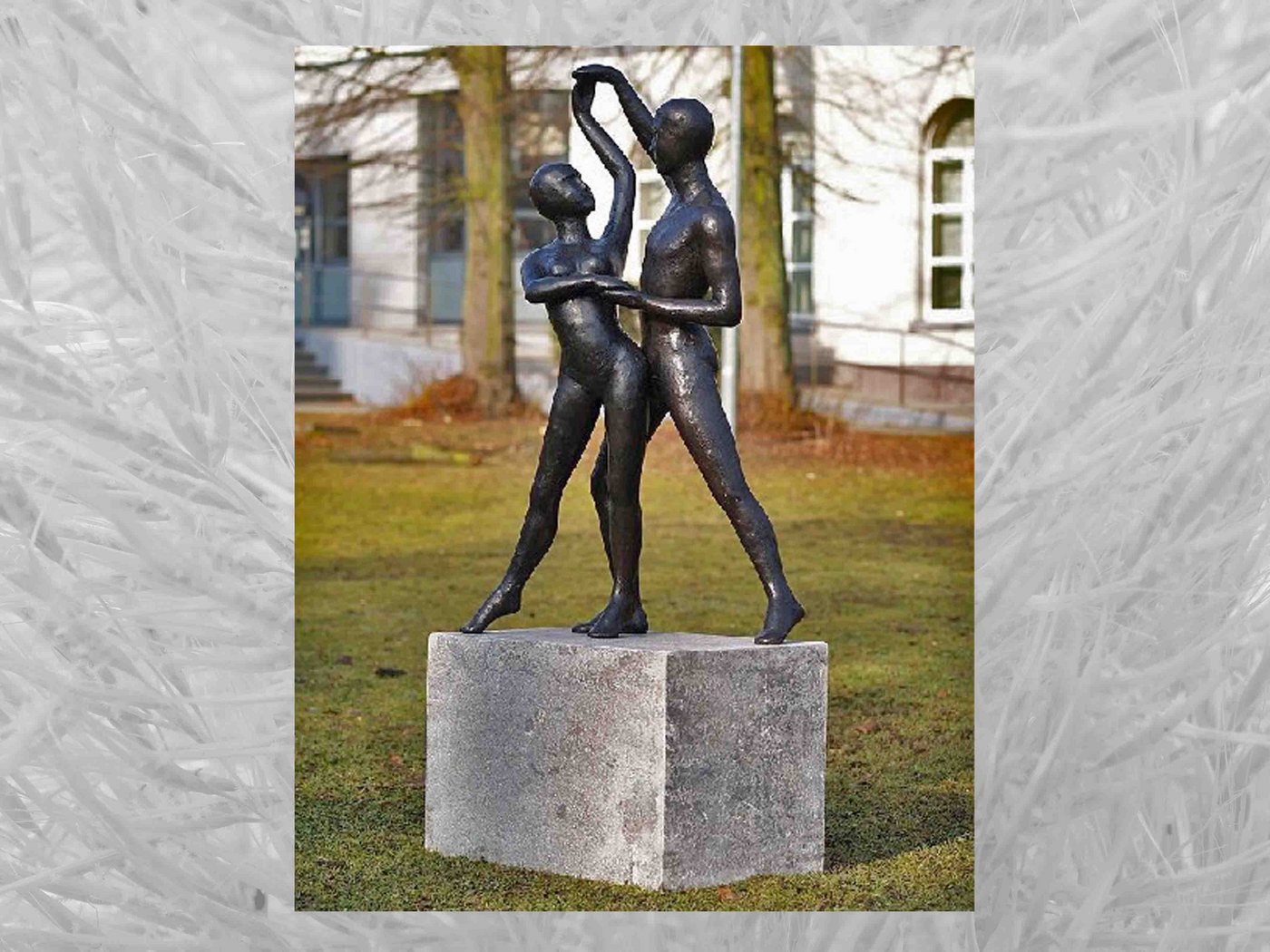 IDYL Gartenfigur IDYL Bronze-Skulptur Modernes Tanzpaar, Bronze von IDYL
